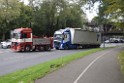 LKW blieb unter Bruecke haengen Koeln Ehrenfeld Innere Kanalstr Hornstr P513